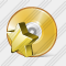 Compact Disk Favorite Icon