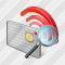 Contactless Chip Card Search Icon