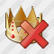 Crown Delete Icon