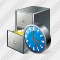 Document Box Clock Icon