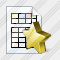 Document Table Favorite Icon