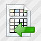 Document Table Import Icon