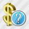 Dollar Question Icon