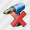 Drill Delete Icon