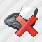 Fax Delete Icon