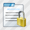 File Card Locked Icon