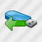 Flash Drive Import Icon