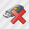 Flash Drive 2 Delete Icon