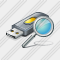 Flash Drive 2 Search Icon