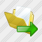 Folder Document Export Icon