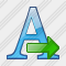 Font Export Icon