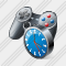 Gamepad Clock Icon