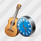 Guitar Clock Icon
