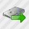 Hard Disk Export Icon
