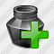 Ink Pot Add Icon