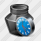 Ink Pot Clock Icon