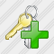 Keys Add Icon