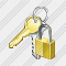 Keys Locked Icon