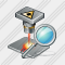 Laser Beam Search Icon