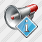 Megaphone Info Icon