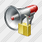 Megaphone Locked Icon