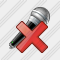 Microphone Delete Icon