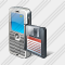 Mobile Phone Save Icon