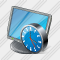 Monitor Clock Icon