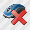 Mouse Delete Icon