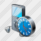 MP3 Player Clock Icon
