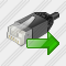 Network Connection Export Icon