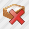 Paper Box Delete Icon
