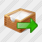 Paper Box Export Icon