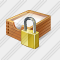 Paper Box Locked Icon