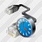 Patchcord Clock Icon