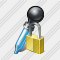 Pipette Locked Icon