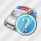 Police Car Question Icon