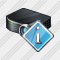 Projector Black Info Icon