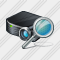 Projector Black Search Icon