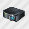 Projector Black Icon