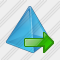 Pyramid Export Icon