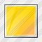 Rectangle Yellow Icon