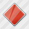 Rhombus Red Icon