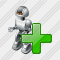 Robot Add Icon