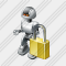 Robot Locked Icon