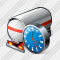 Tank Truck Clock Icon