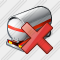 Tank Truck Delete Icon