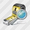 Tape Measure Search Icon