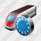 Train Clock Icon