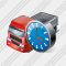 Truck 2 Clock Icon